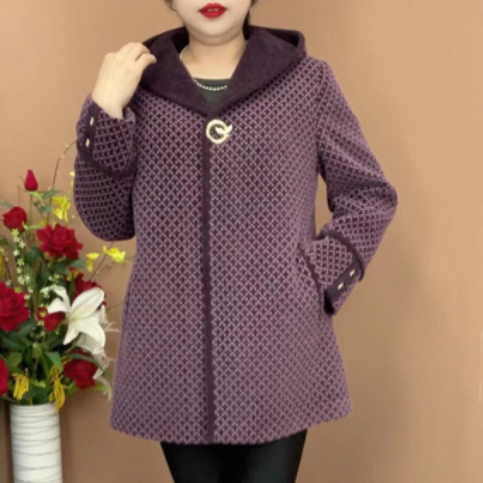 B003新款帽款外套时尚洋气外套