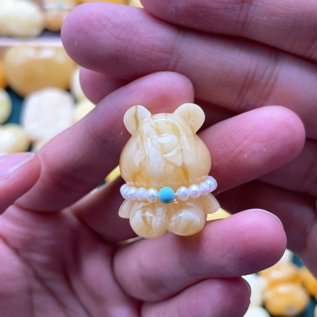 咔***嚓琥珀未镶嵌裸石蜜蜡