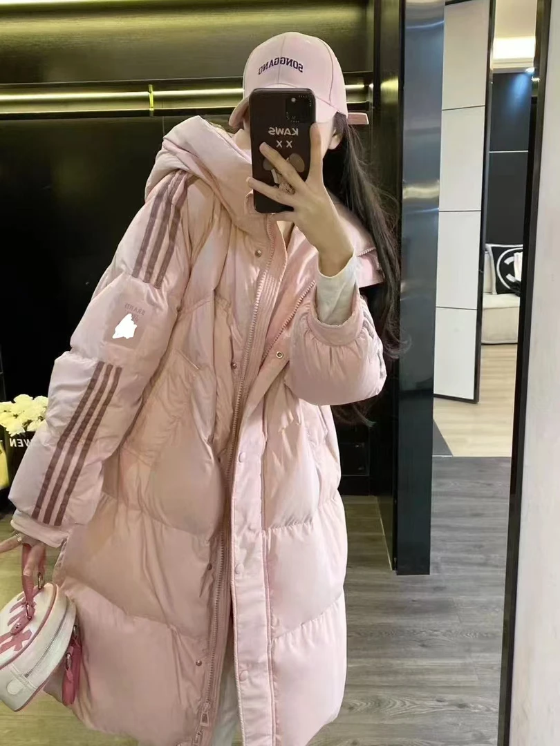 TYRY[现货] 清货!! 爆款! 【国标鸭绒】三棵树长款过膝尚潮流羽绒服