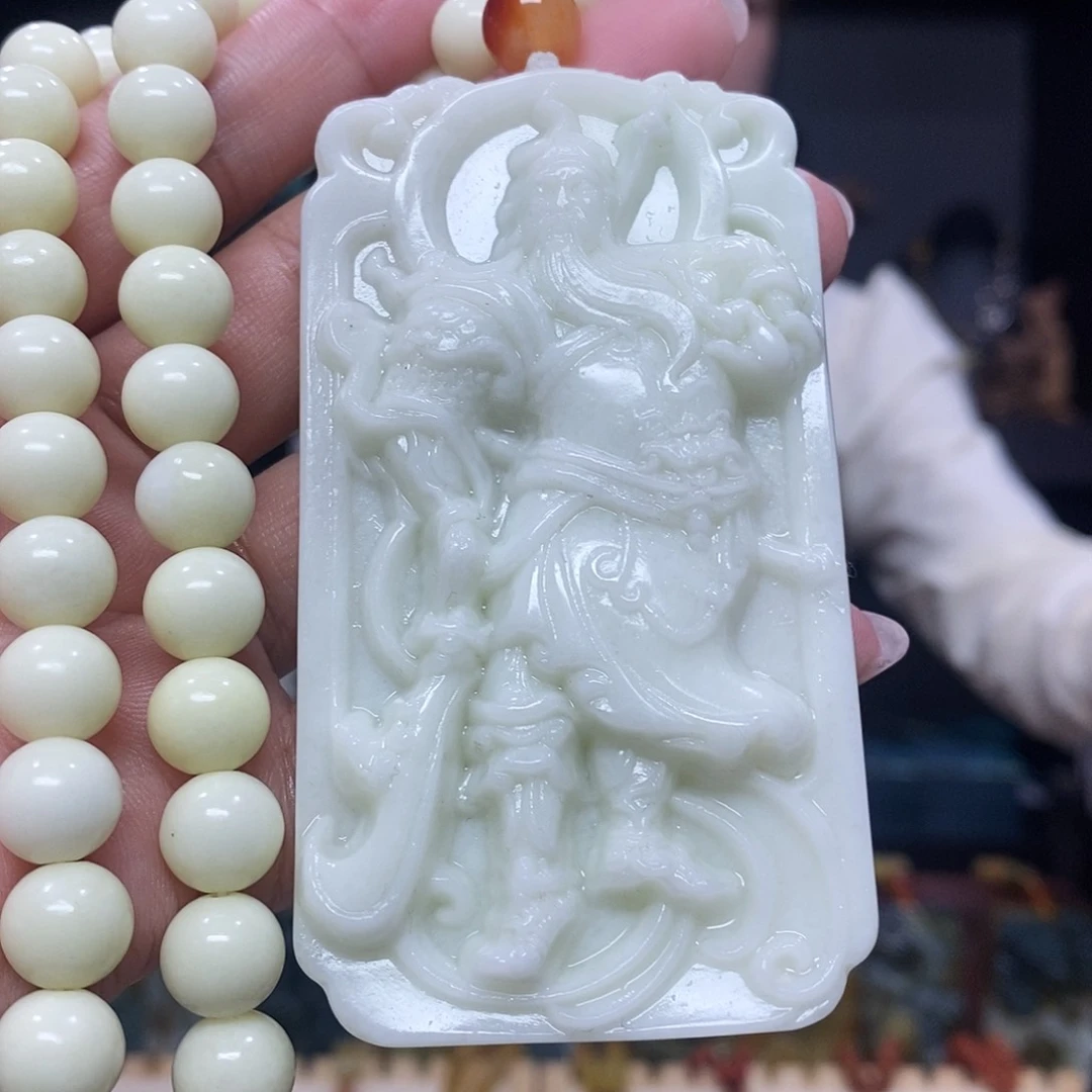 未镶嵌岫玉挂件吊坠项链