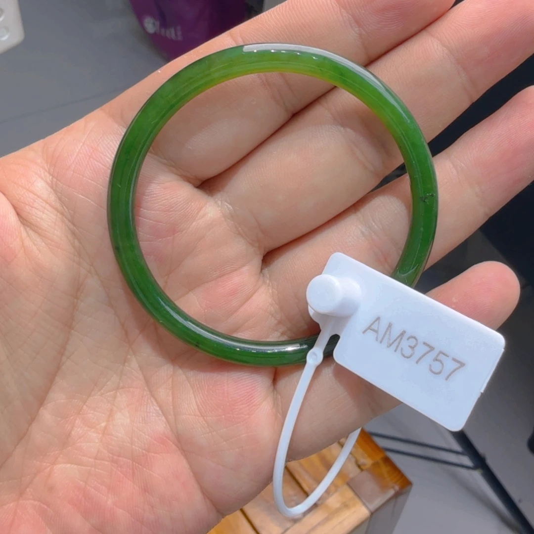 和田玉（碧玉）手镯未镶嵌55.3