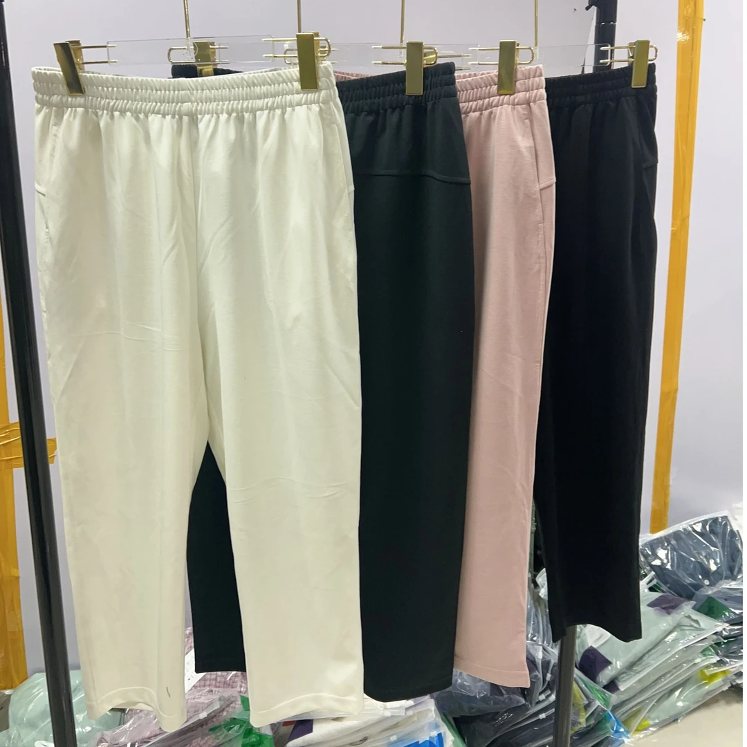 水淼2025-夏季新款-针织萝卜裤-0526