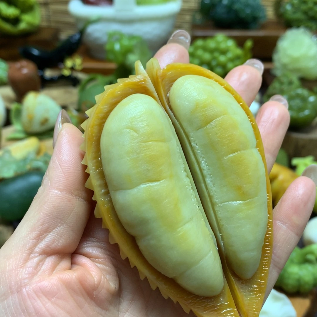 未镶嵌蛇纹石玉手把风*