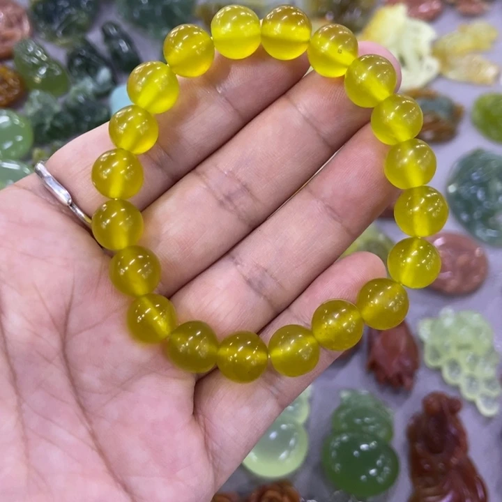 蛇纹石玉未镶嵌手串