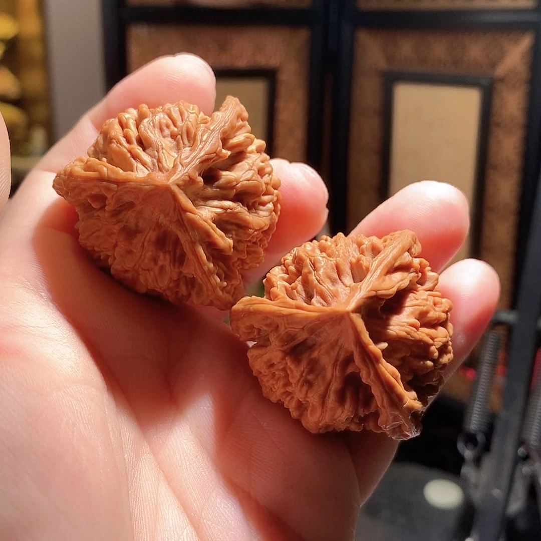 文玩核桃把件C****楚43王勇三棱全品
