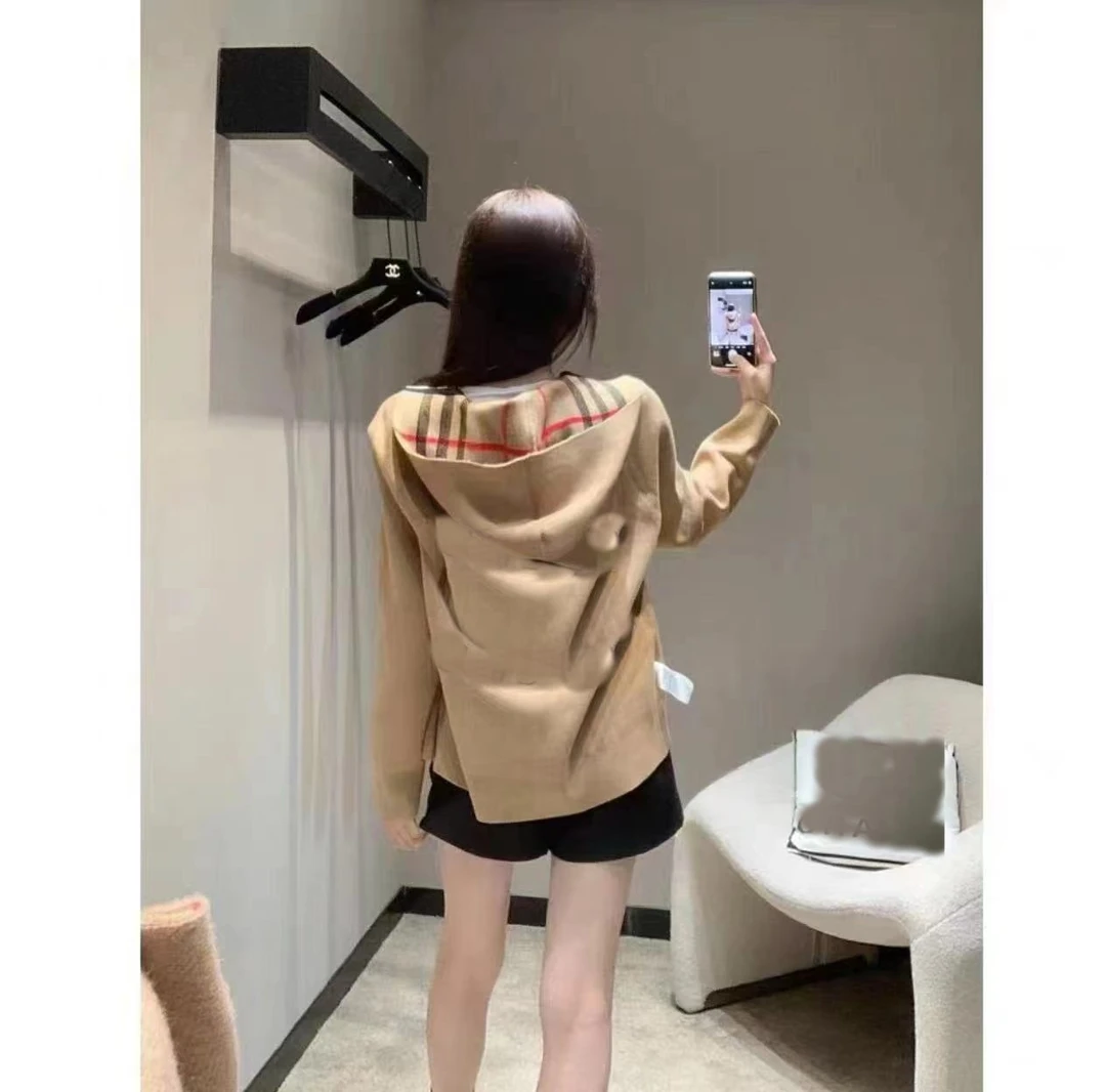 双面咖色针织衫8777777