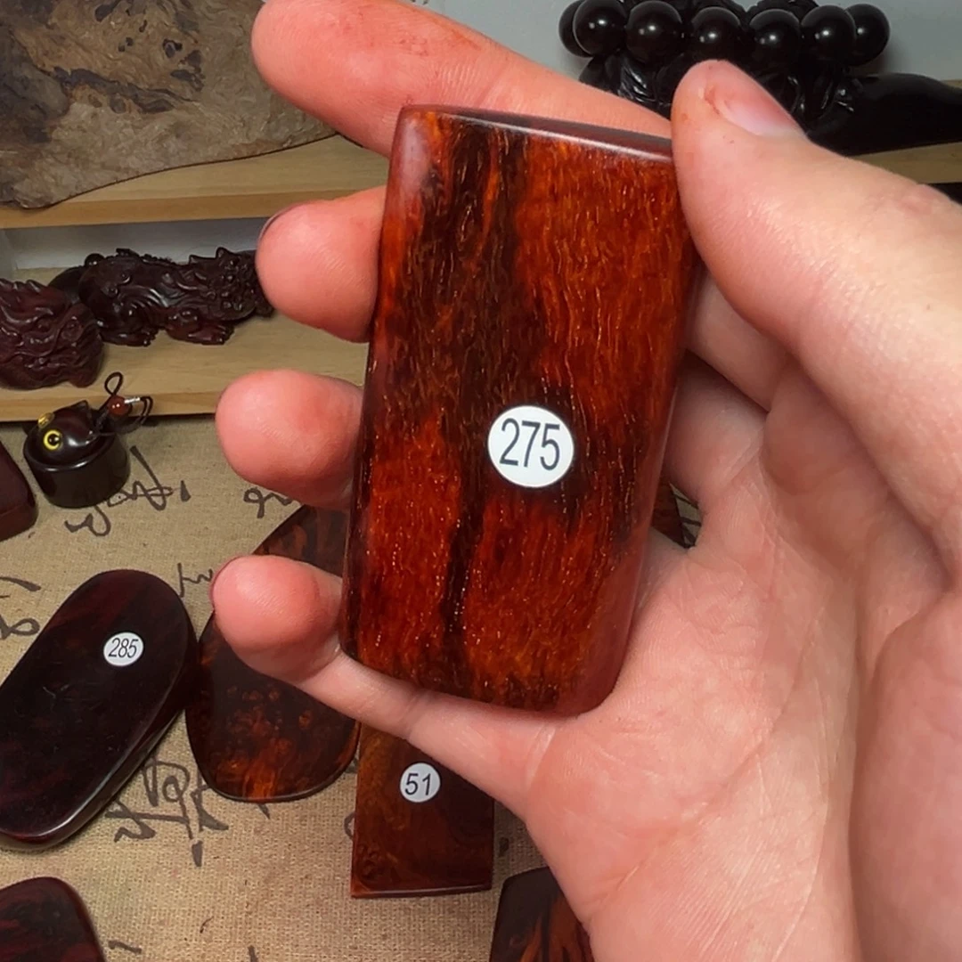 用***6把件小叶紫檀印度小叶紫檀