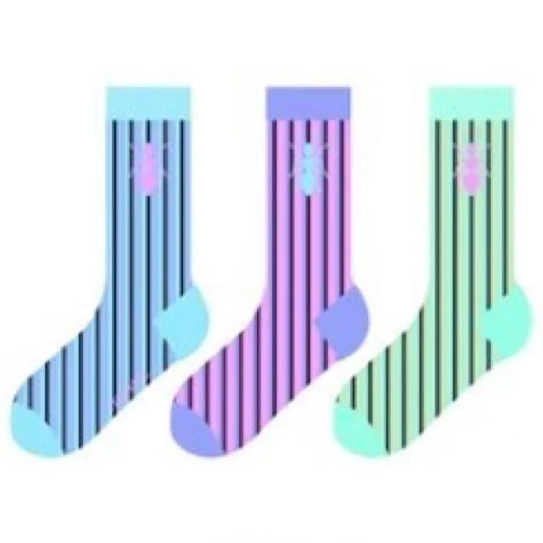 原创设计师品牌NONHUMAN多巴胺色系百搭潮袜袜子