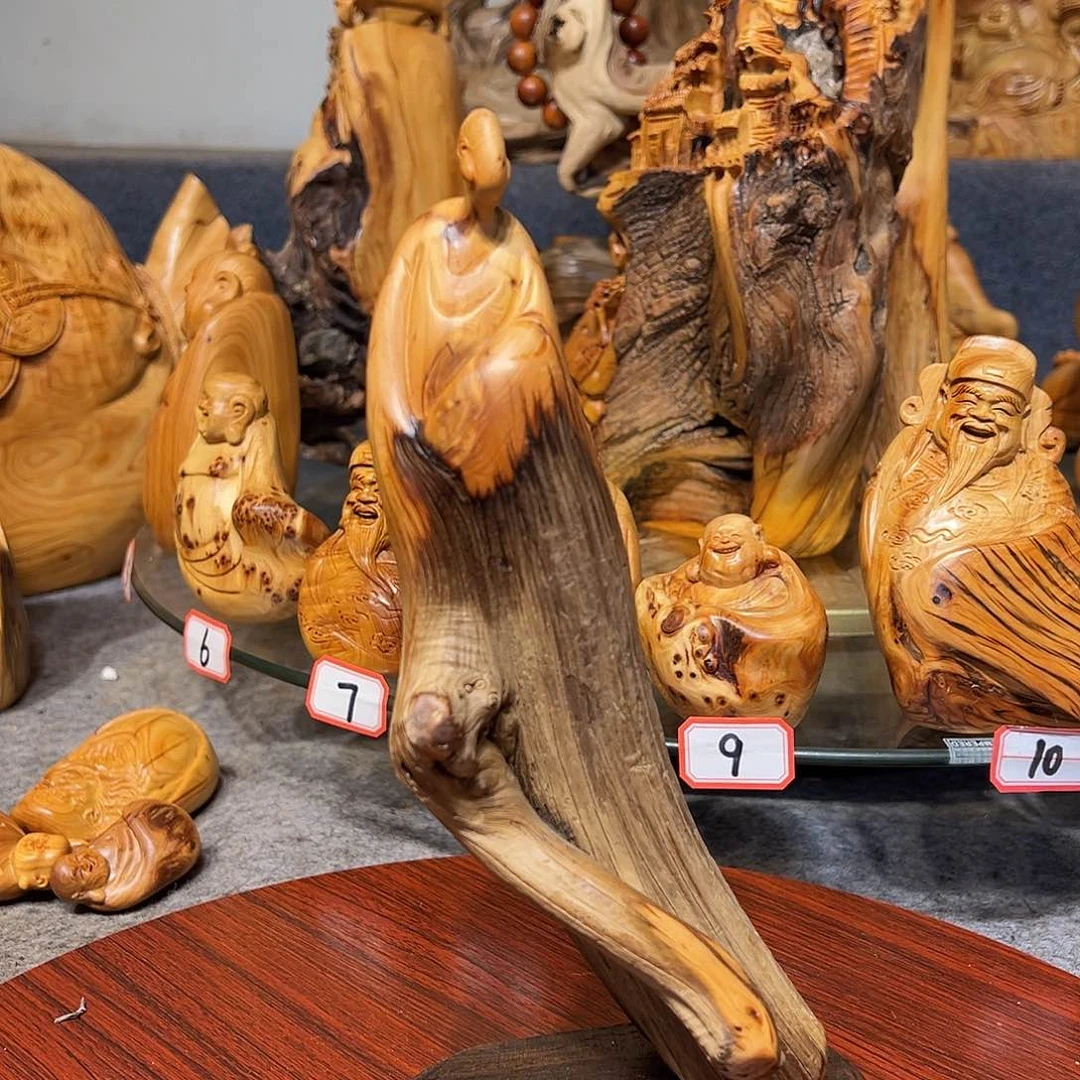 柏木（崖柏）崖柏木手把件摆件