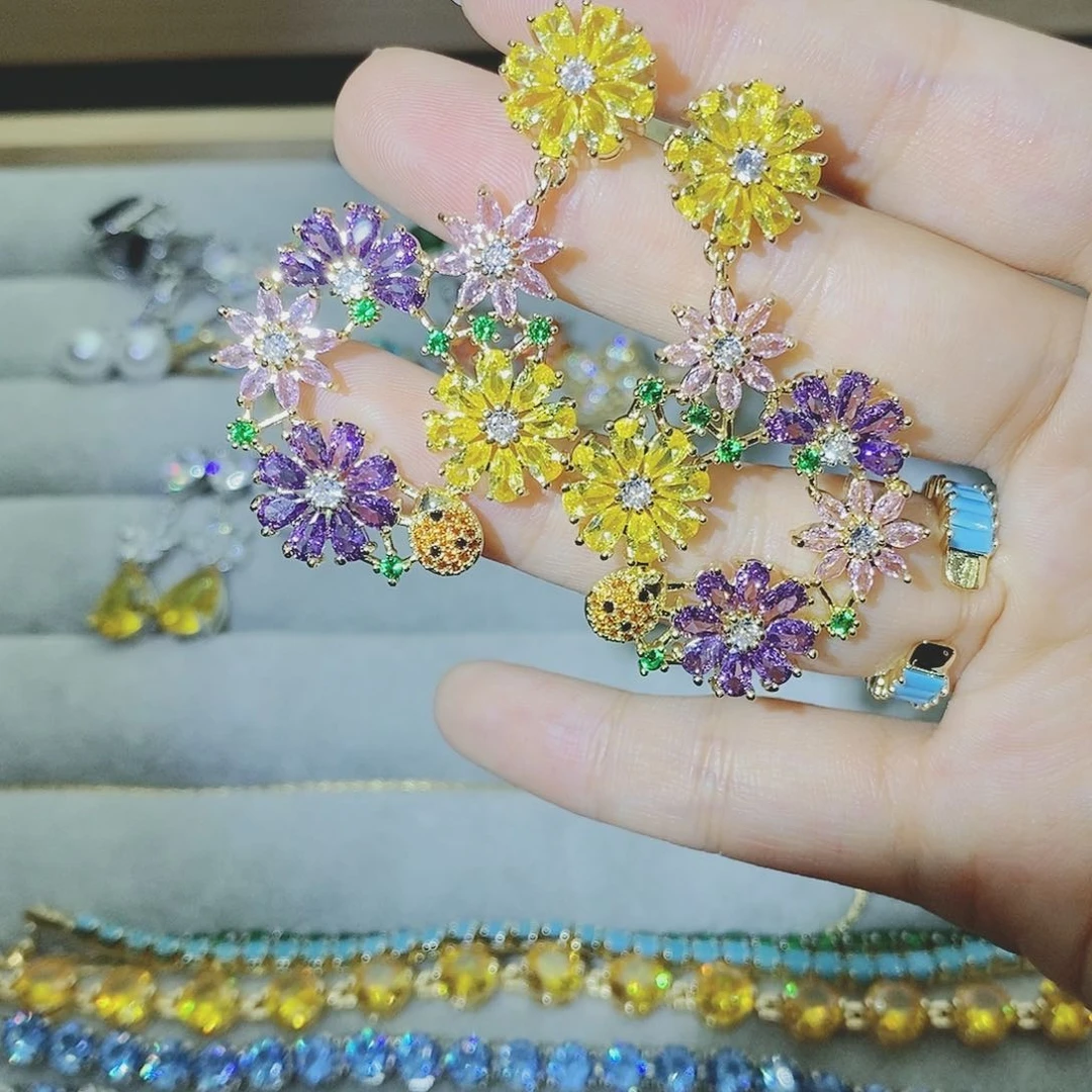 【闪购商品】银S925镶嵌耳饰托帕石