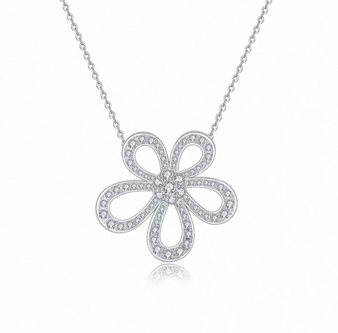 钛钢项链 太阳花项链133