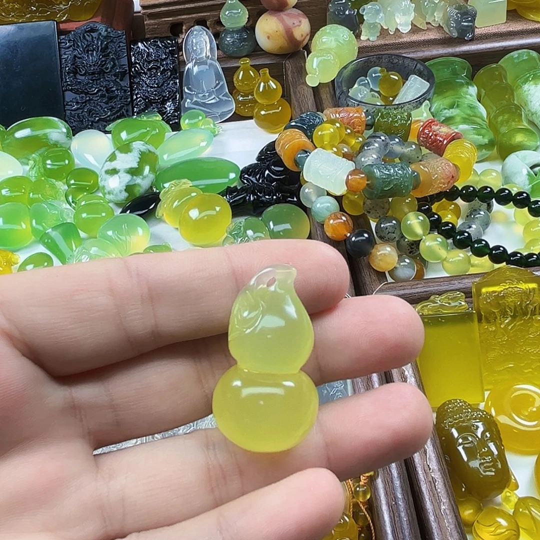 岫玉未镶嵌吊坠(不含链)