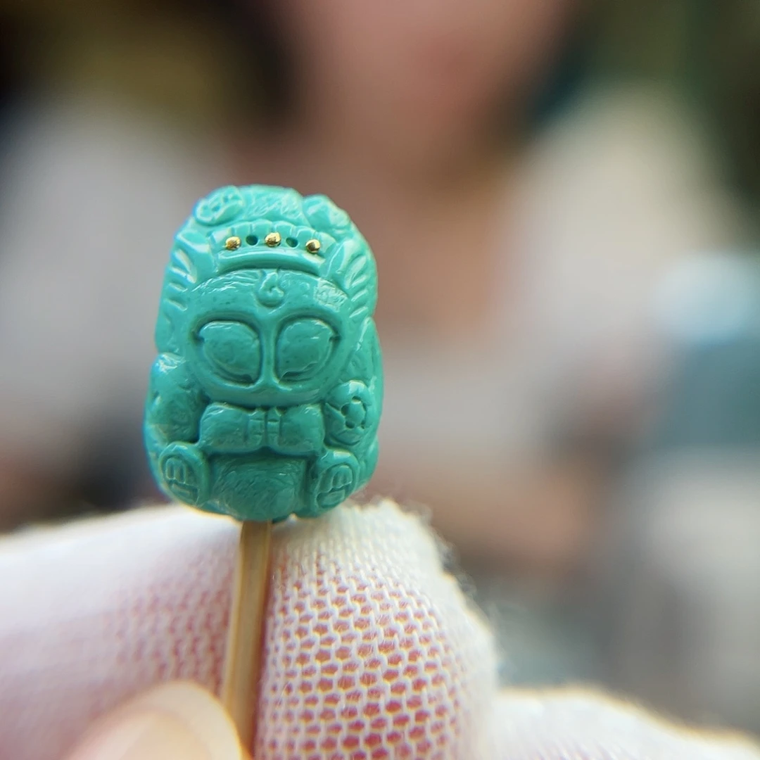 未镶嵌绿松石珠宝奇石12宽