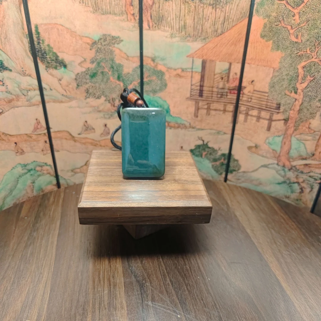 O和田玉无事牌吊坠0549