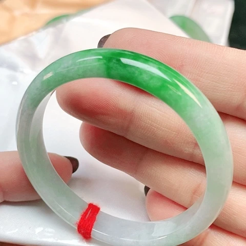 未镶嵌手镯翡翠正圈0015