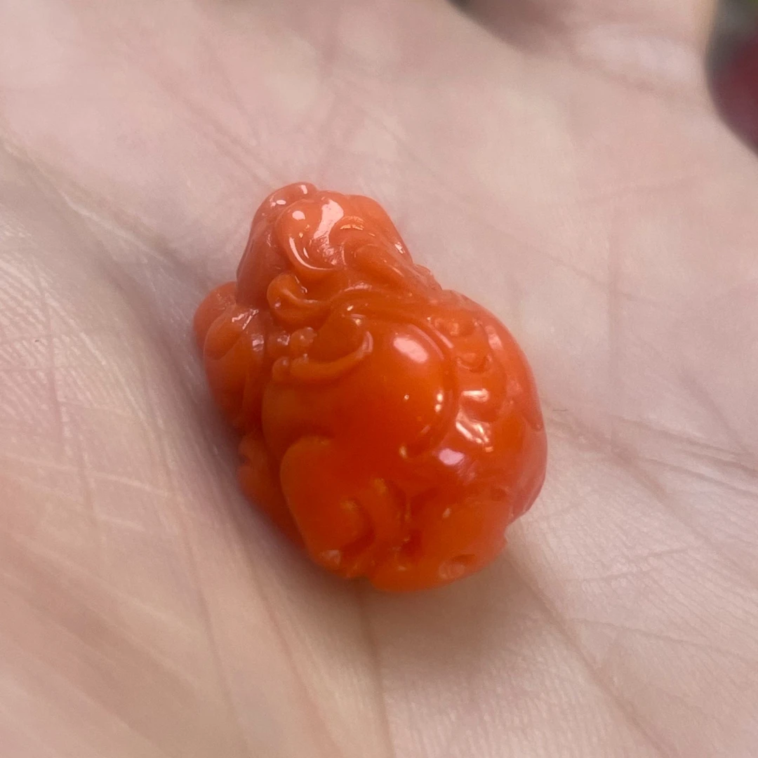 非金属珐琅吊坠 沫沫小貔貅2.0吊坠巧雕珠宝精雕雕刻配饰挂坠