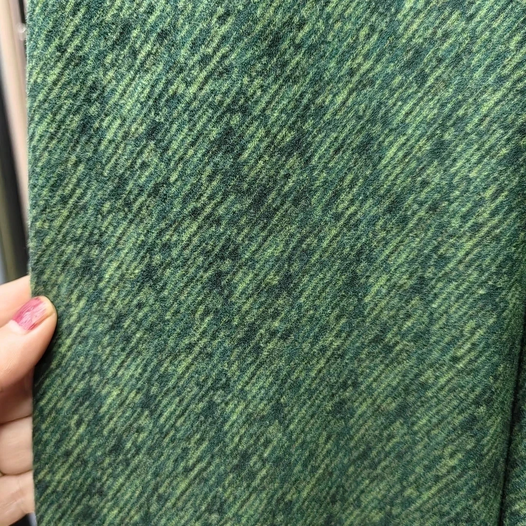 翠绿 意奥炫彩羊绒布料活动价