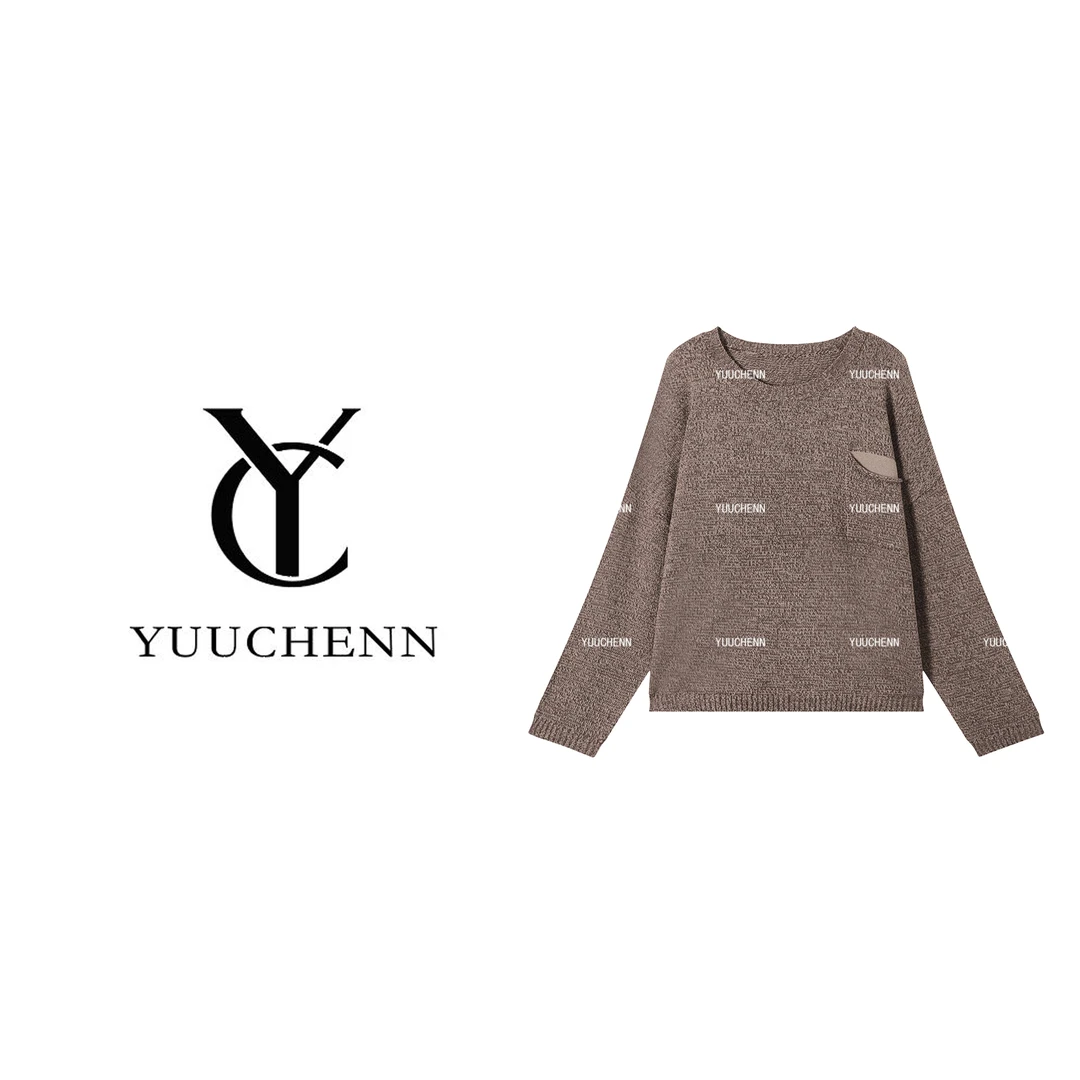 YUUCHENN 毛针织衫女时尚长袖女装休闲百搭上衣JYY-C108
