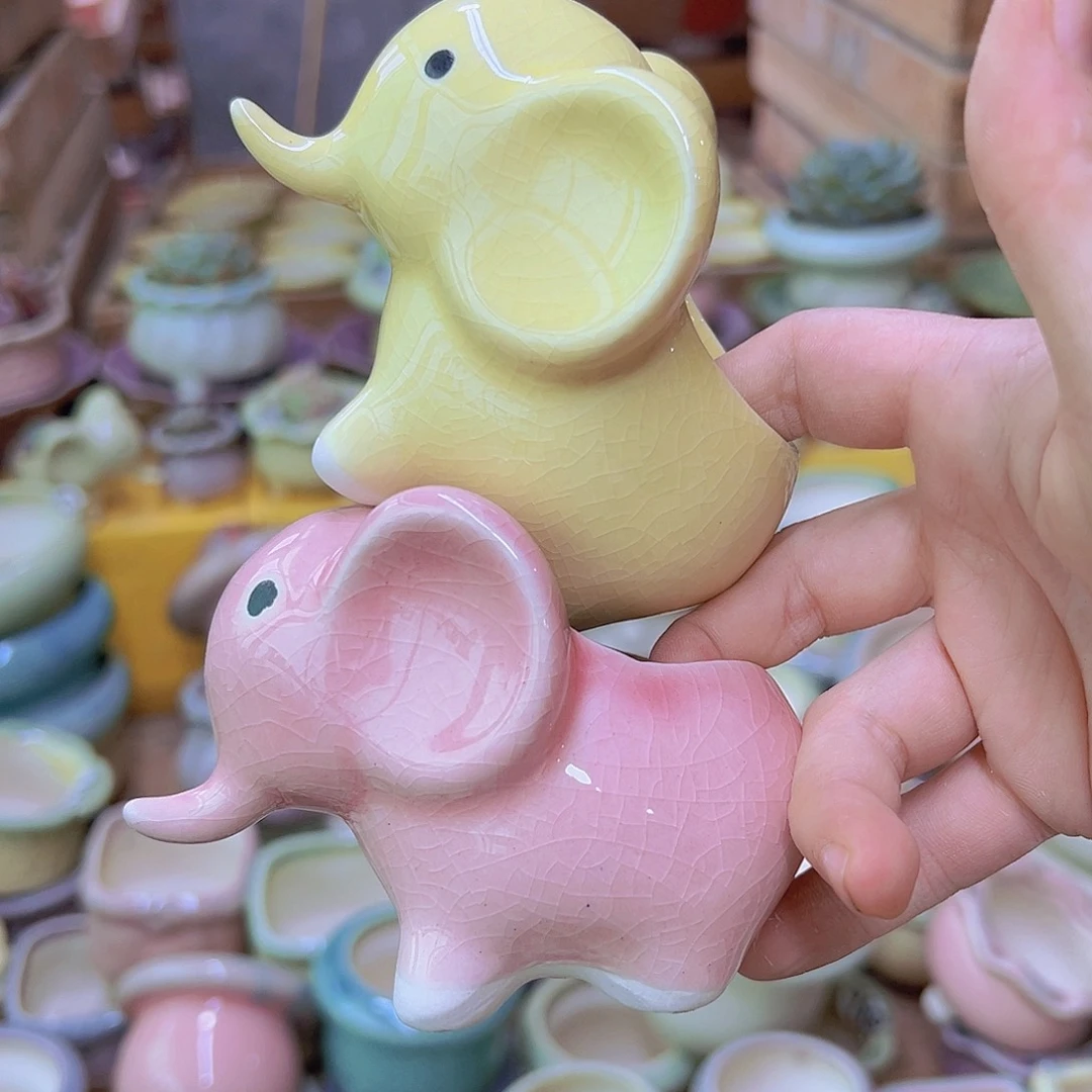 陶瓷花盆当场满12包邮