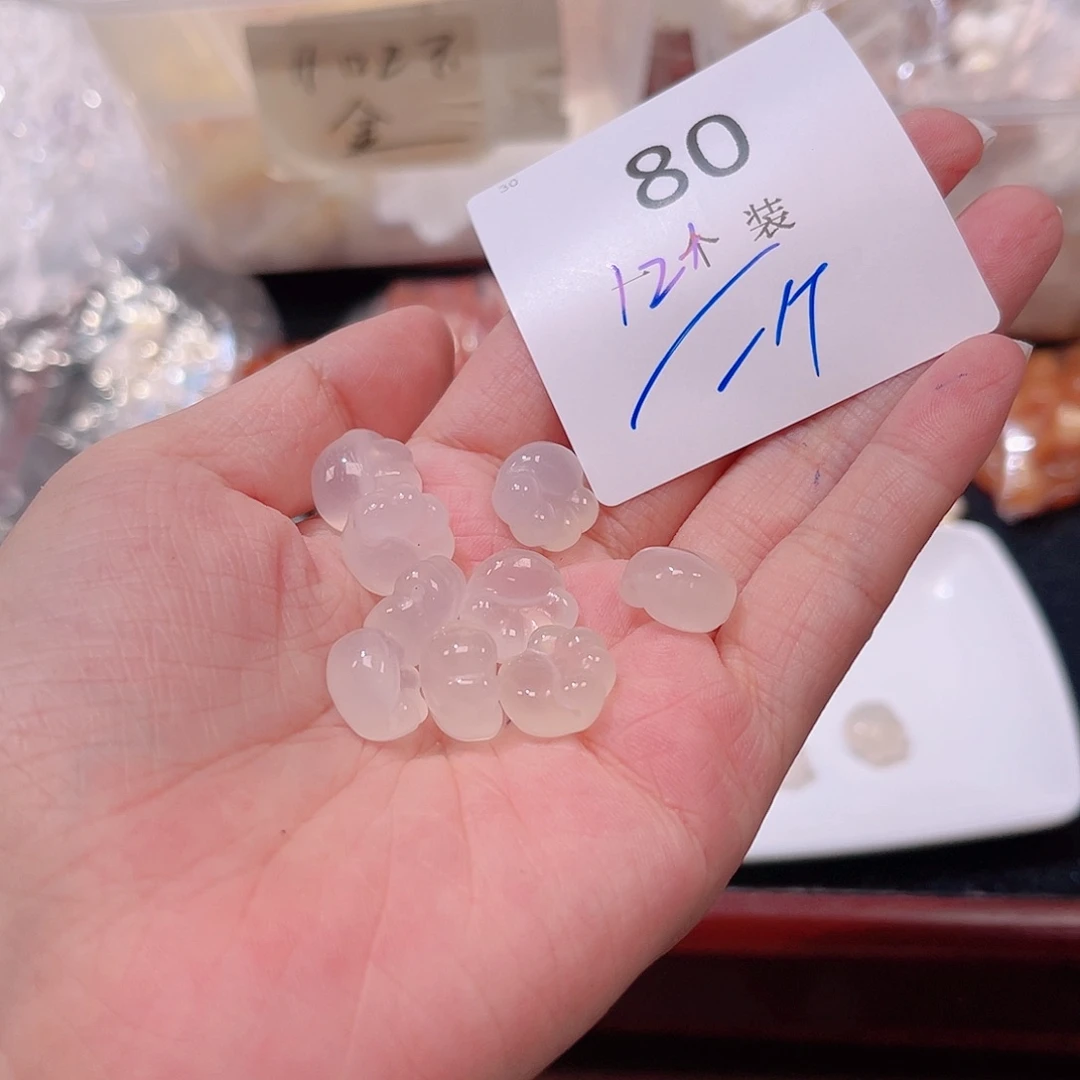 水晶珠宝半成品未镶嵌80 。