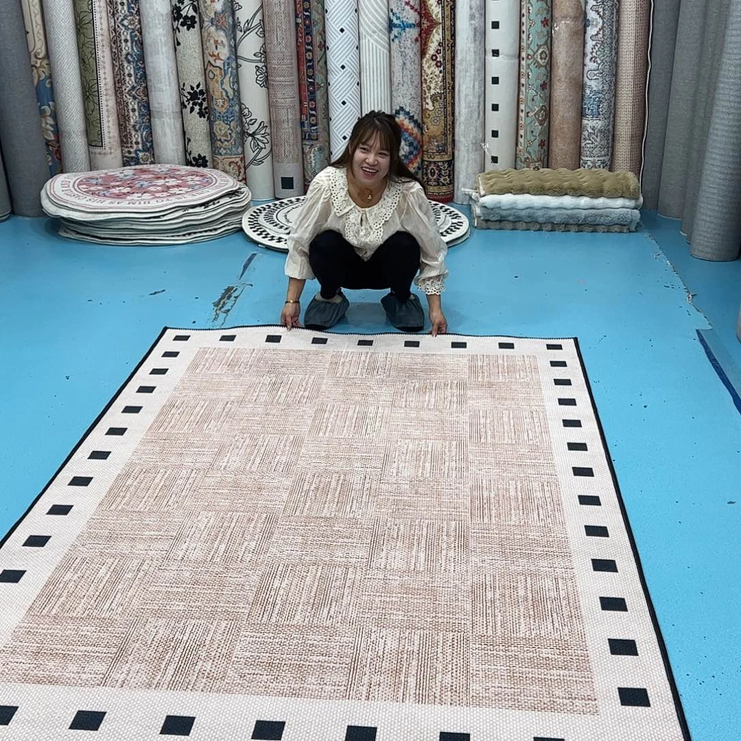 混纺160×230误差±1-3cm精编细砂仿羊绒棉布底微瑕