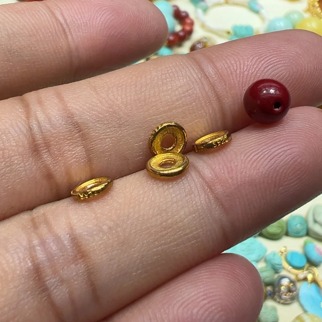颈饰银S925镀金镶嵌南红玛瑙