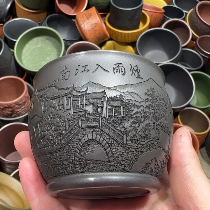 茶杯紫砂全手工紫砂