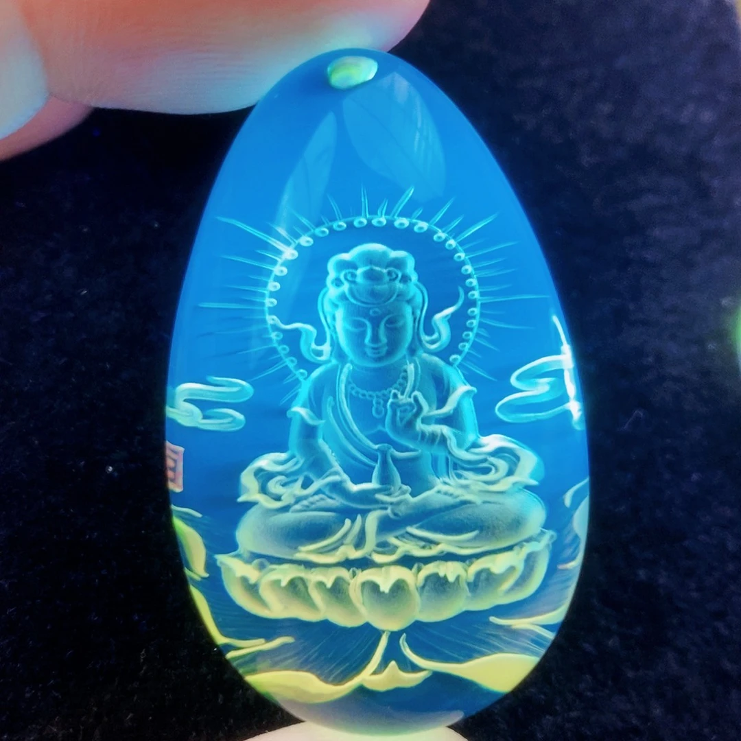 【闪购商品】未镶嵌吊坠(不含链)金珀琥珀阴雕