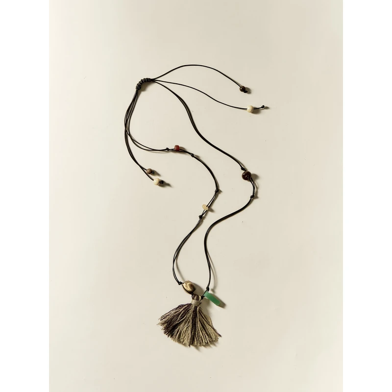 非金属棉绳项链 Ooh.Star tail broom“星尾扫帚”小众长链