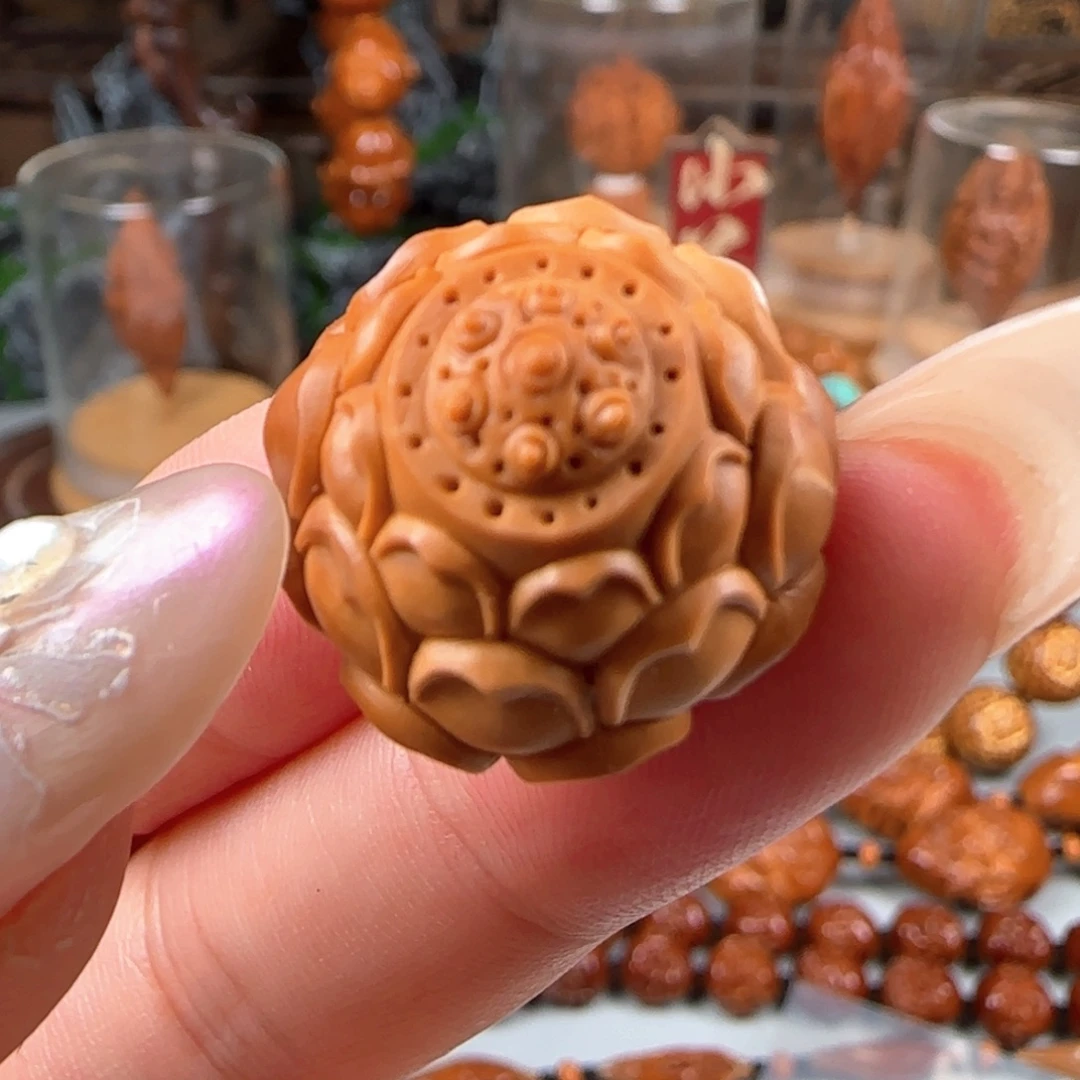 手串/手链橄榄核宽2.0梅林核莲花三通