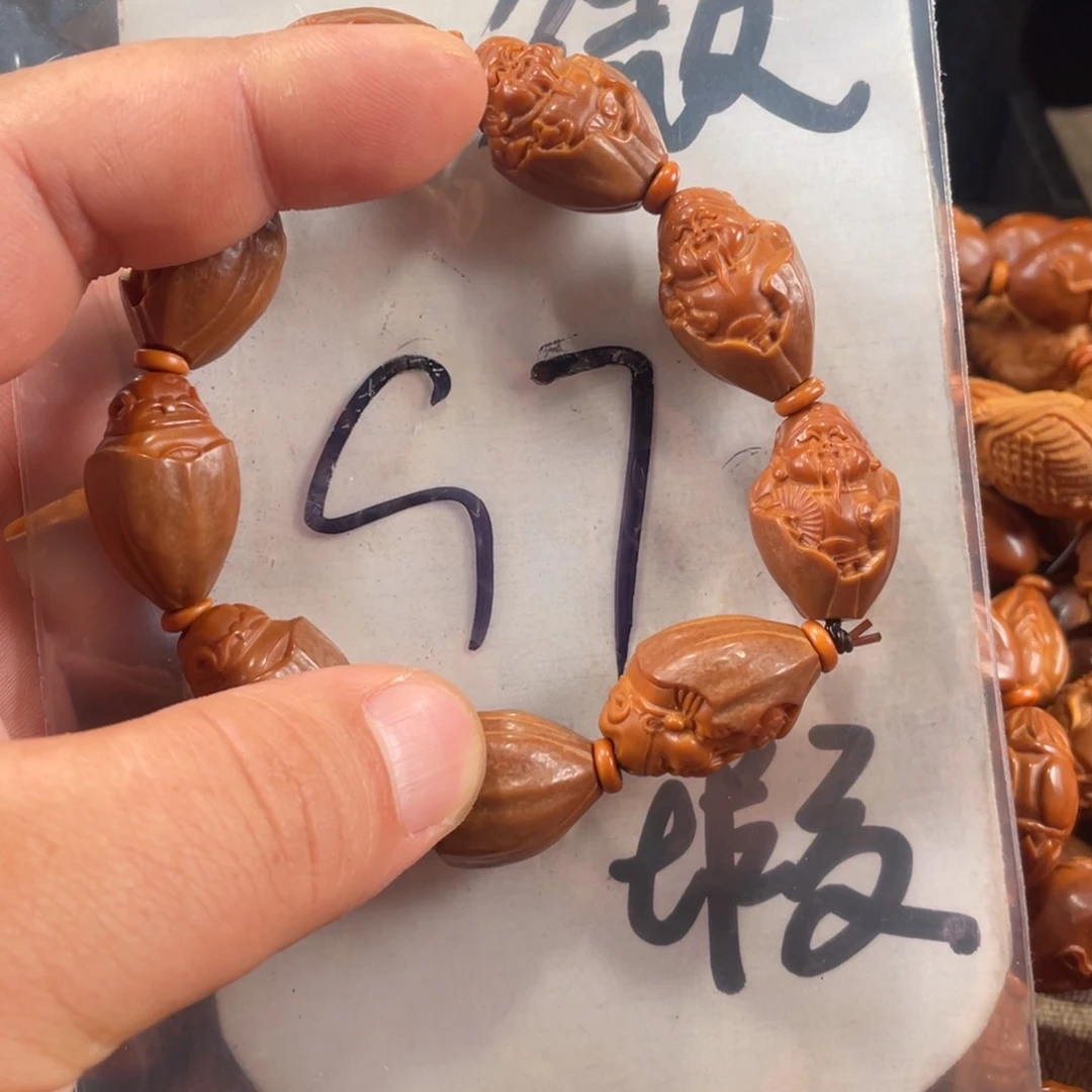 橄榄核手串/手链橄榄核雕工艺手串 瑕疵介意勿拍