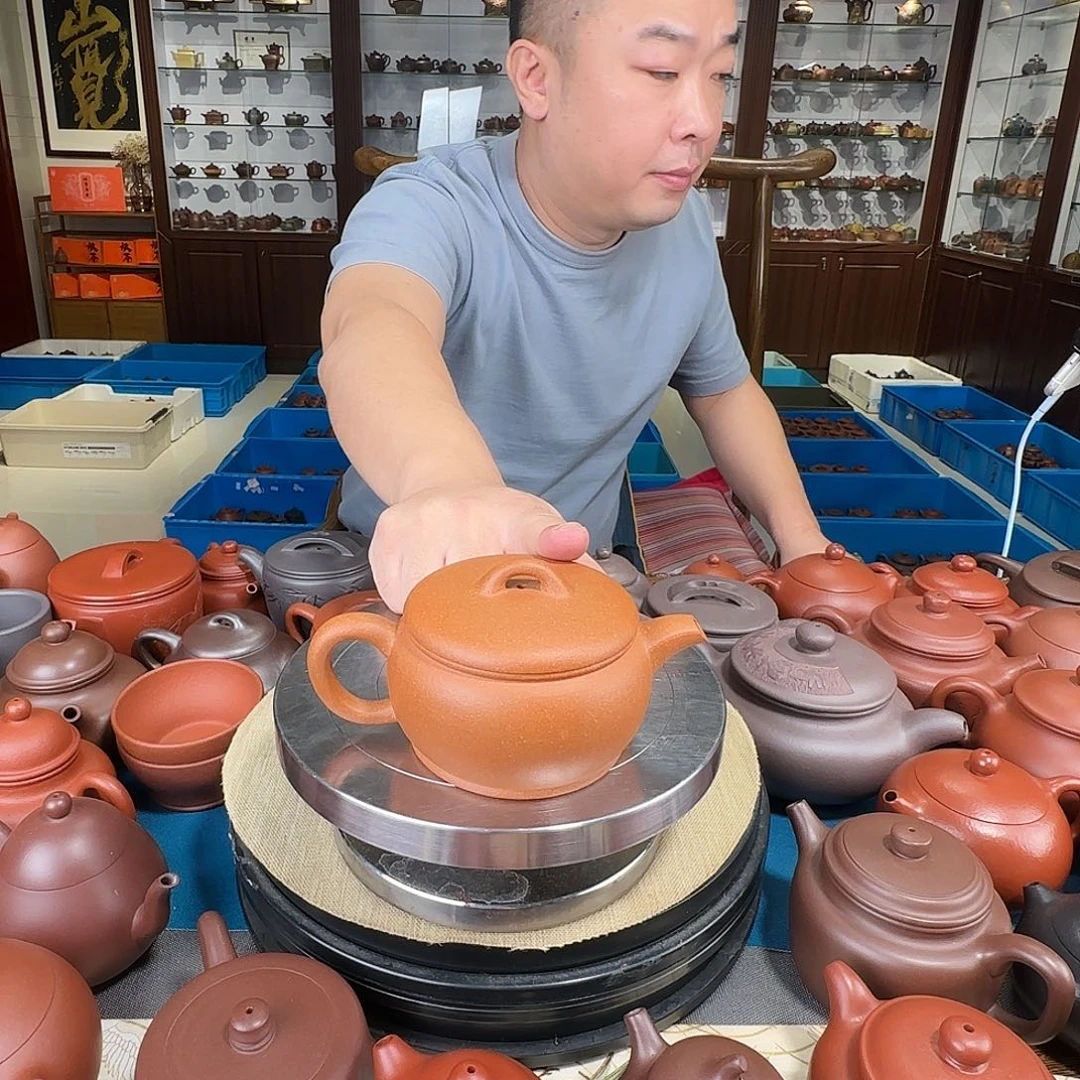 茶壶紫砂汉瓦降坡