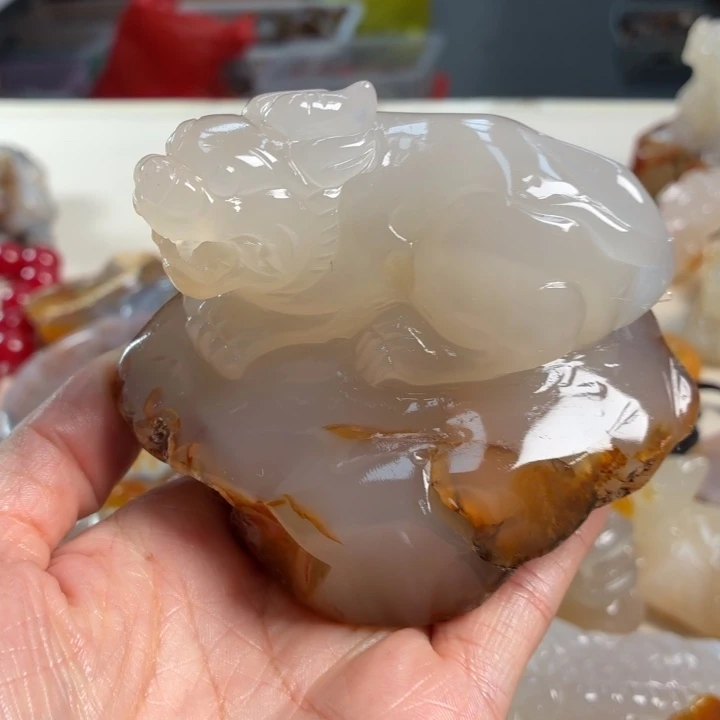 玛瑙/玉髓未镶嵌吊坠(不含链)