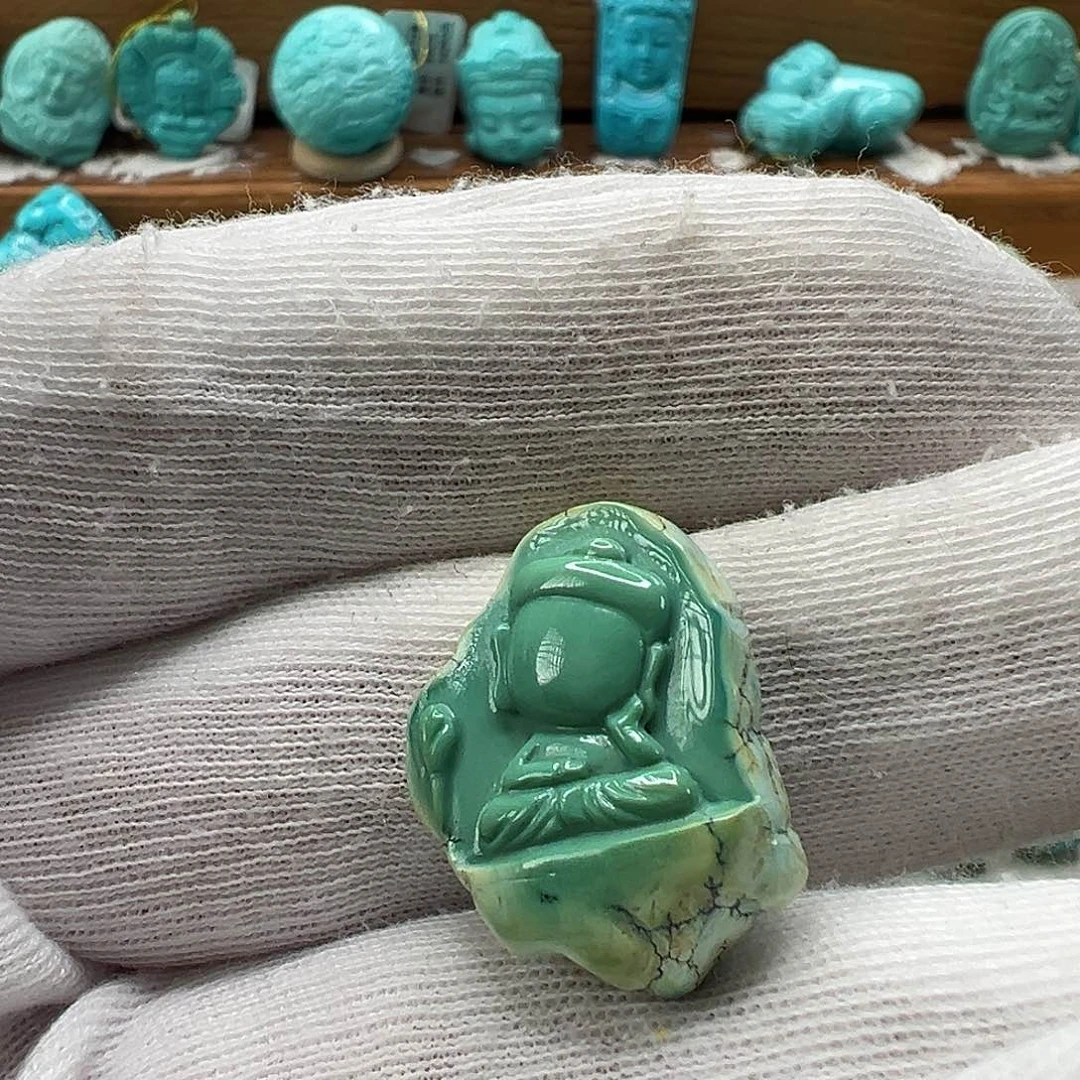绿松石无相佛 未镶嵌