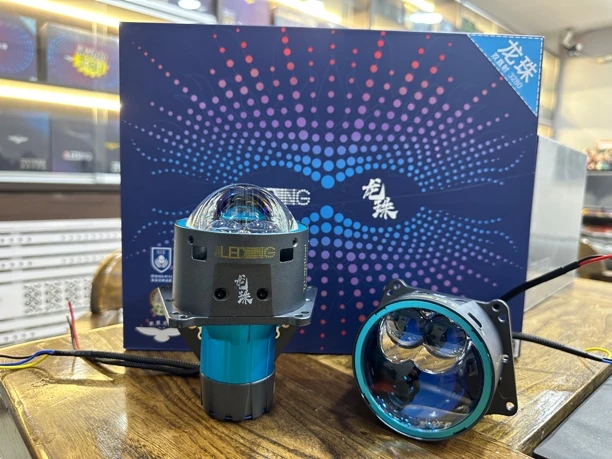 立盯双龙珠透镜大灯