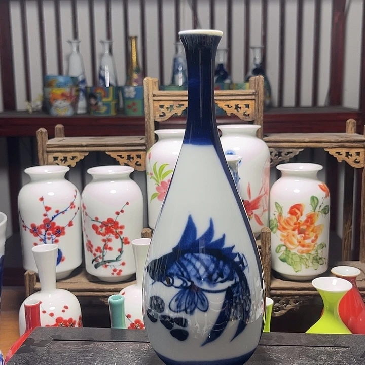 摆件陶景德镇陶瓷高19.8cm