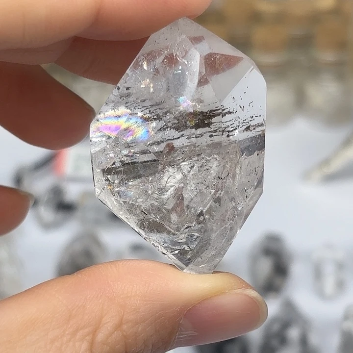 水晶手链未镶嵌彩虹爆闪