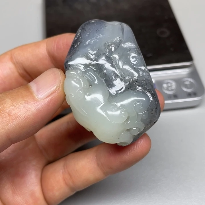 和田玉未镶嵌吊坠(不含链)?**?