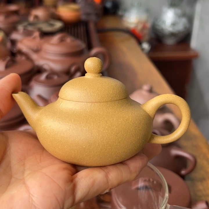 紫砂茶壶黄金梨子100cc