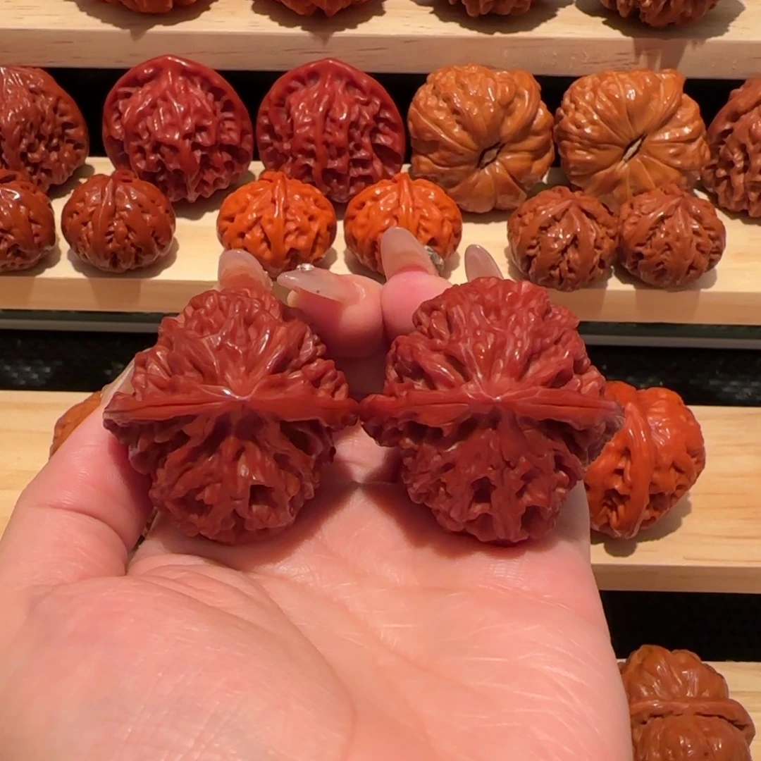 吊坠文玩核桃玉化苹果园40精品2895