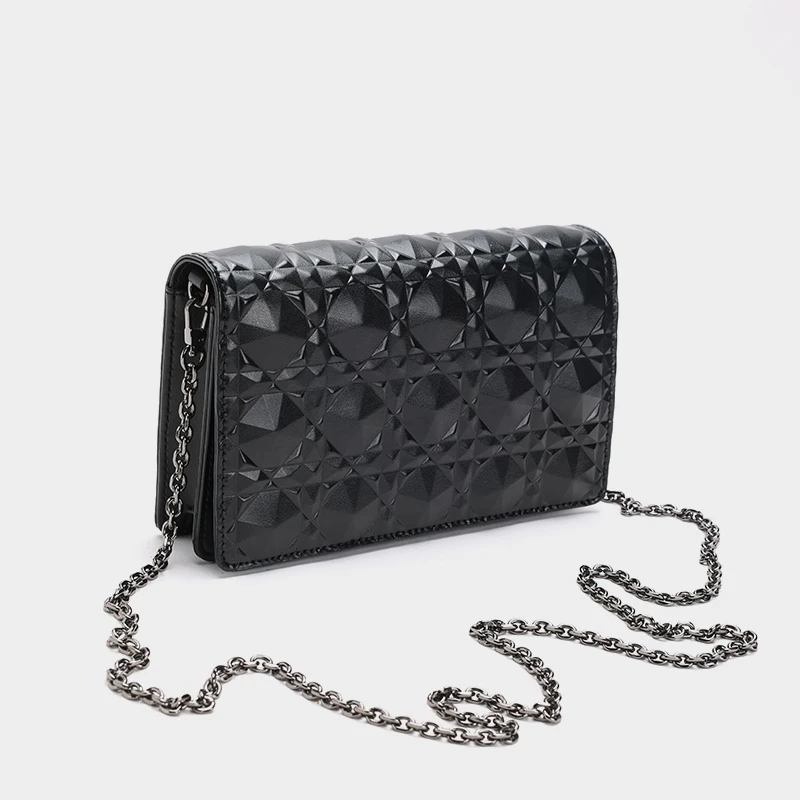 TUSCAN'S经典款时尚百搭藤格纹链条包单肩斜挎腋下包时代双鱼