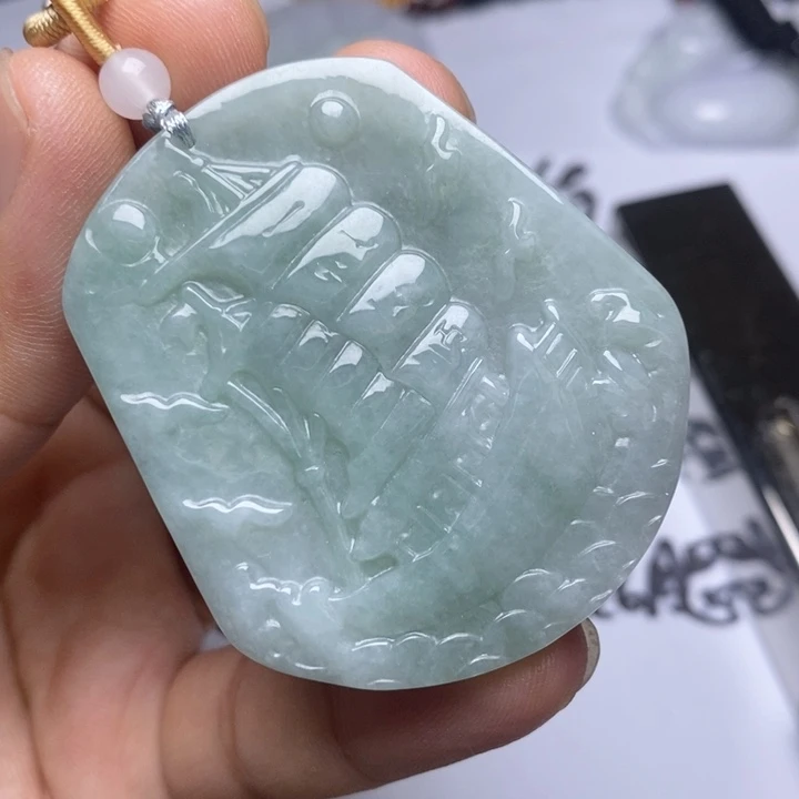 颈饰未镶嵌翡翠翡翠