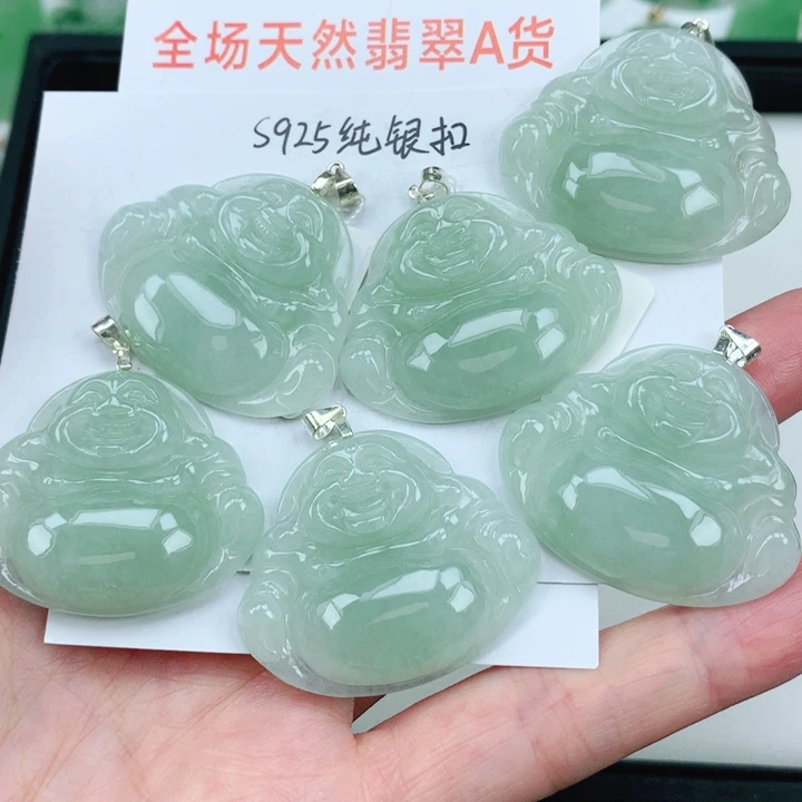 翡翠挂件银S925镶嵌多样性发其1