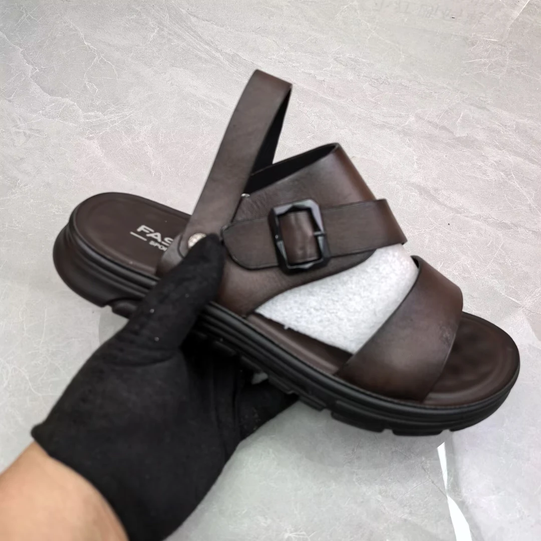 男鞋 n001男凉鞋沙滩鞋（牛皮）