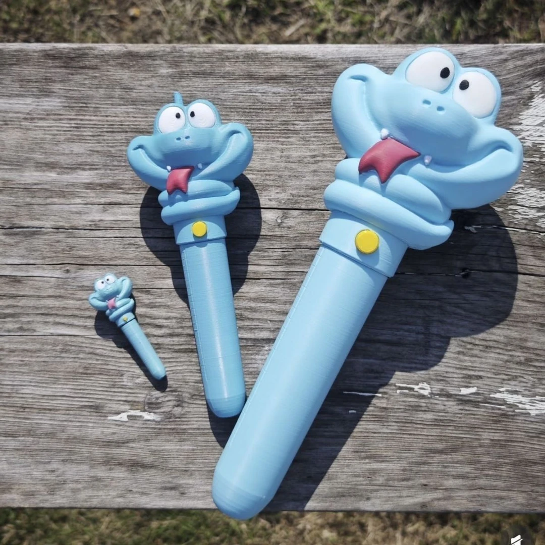 疯狂动物城2周边盖瑞一条蛇挂件3D打印盖瑞卡通笔笔筒可爱装饰品