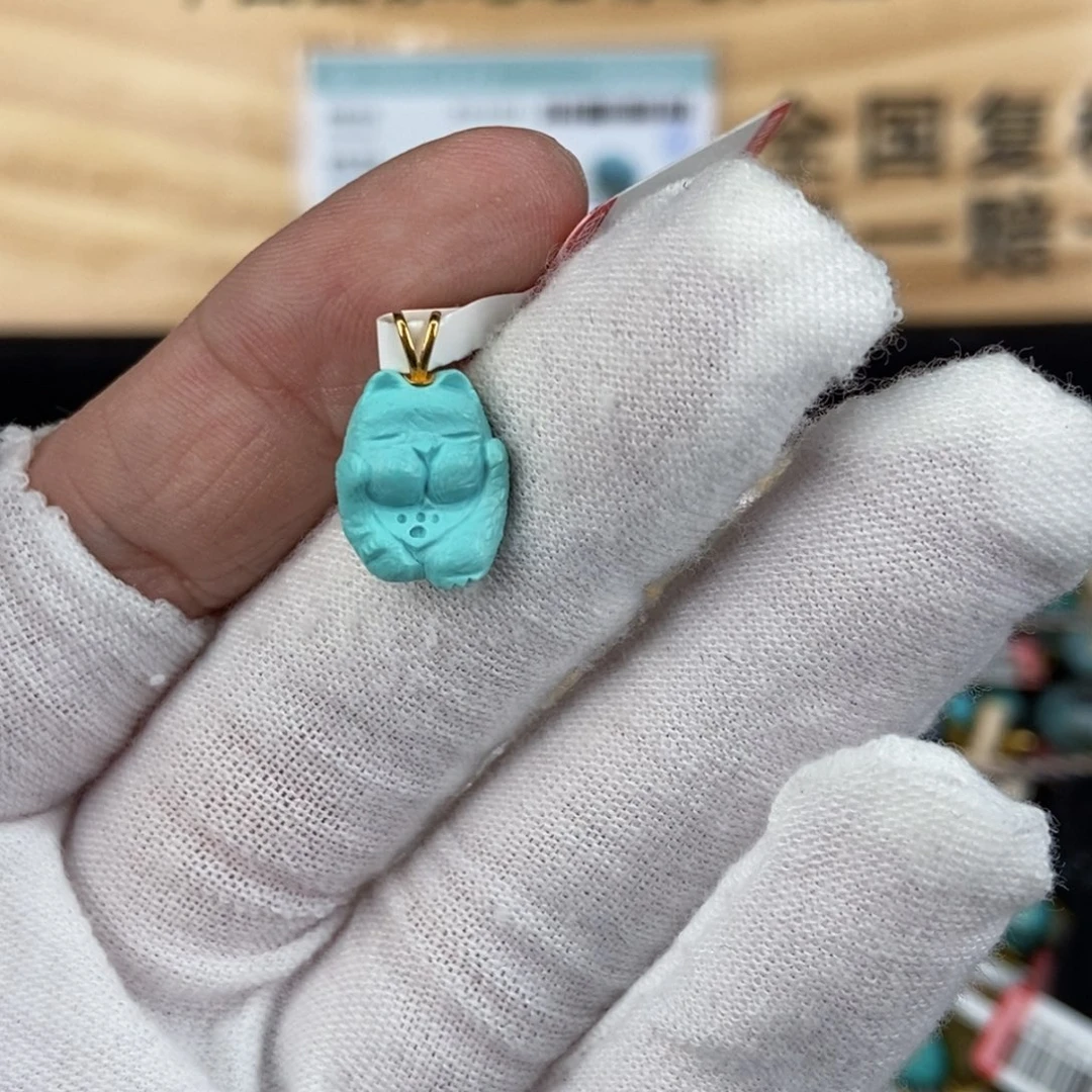 未镶嵌绿松石珠宝奇石