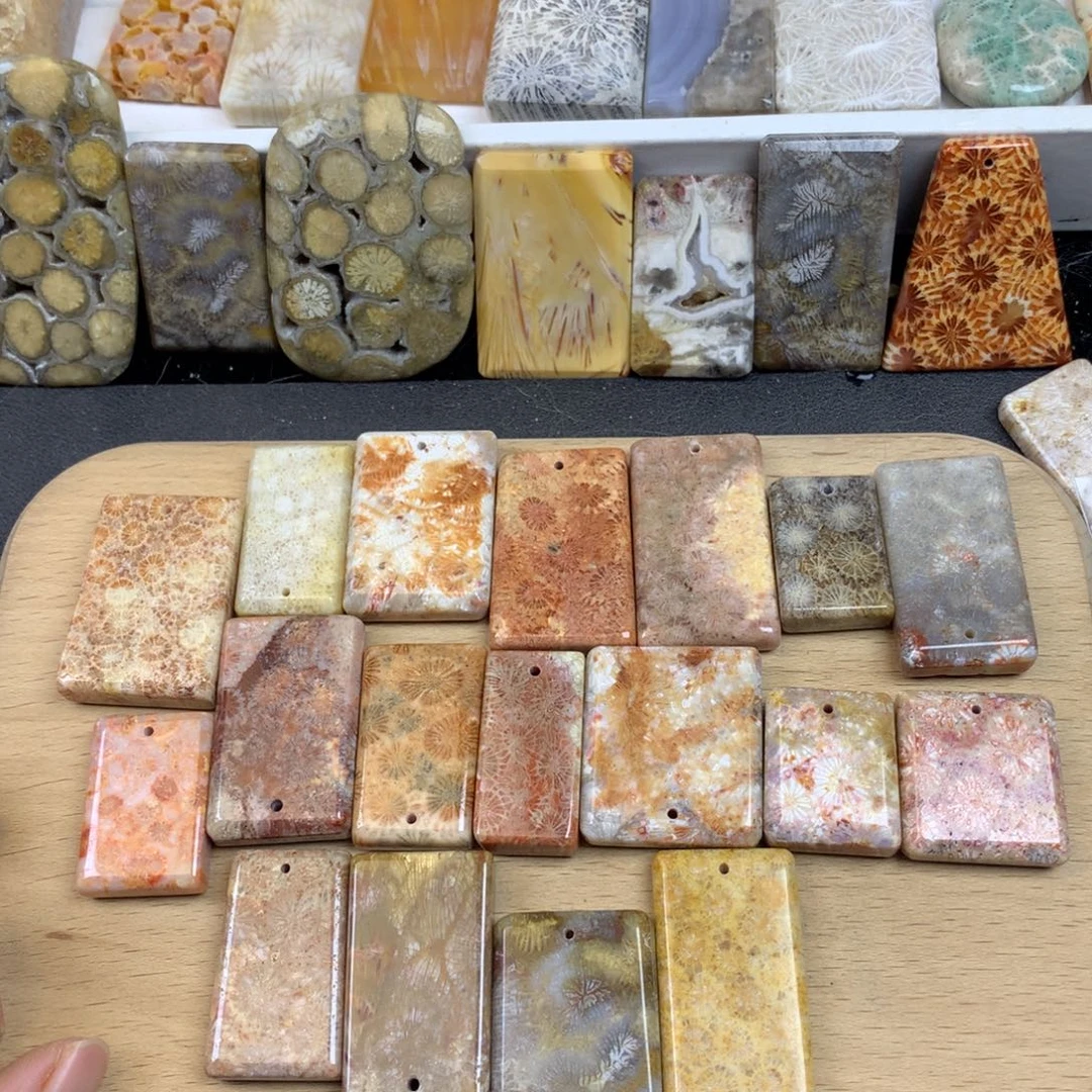 云***溪硅化珊瑚（珊瑚玉）未镶嵌五