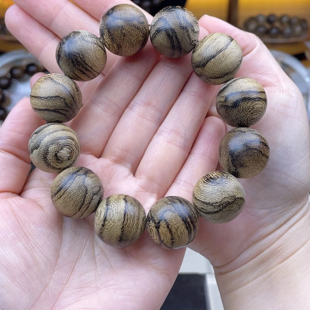 【闪购商品】手串沉香塑****哥越南芽庄白棋楠虎皮