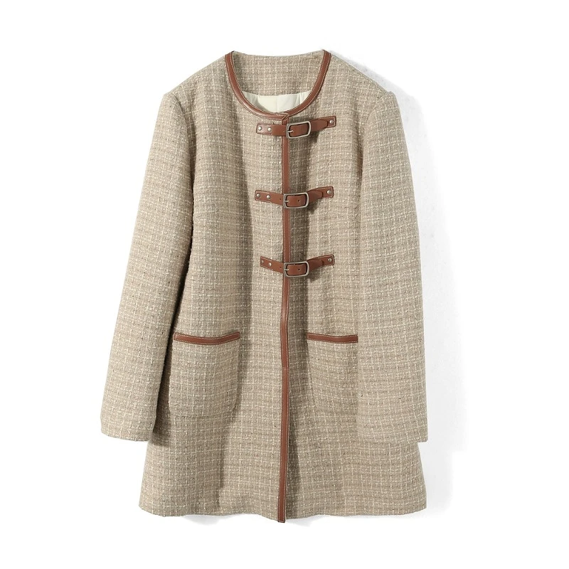 29759【熠系列】粗花呢大衣外套2503506