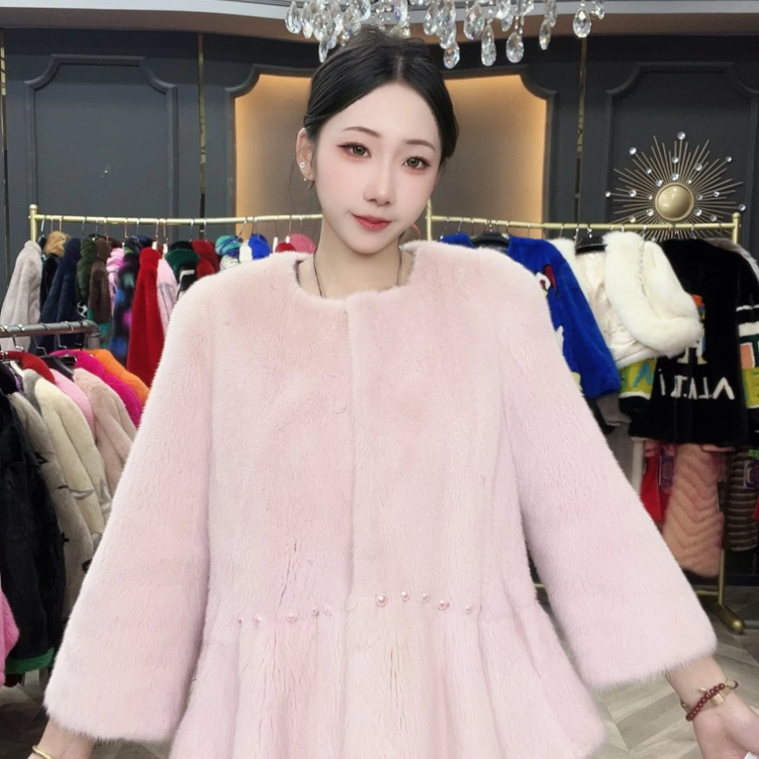 冬季新款时尚水貂